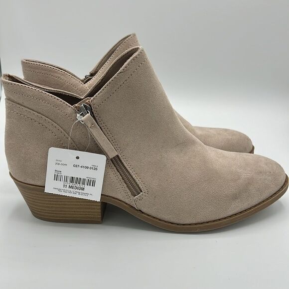 Arizona Jean Co. Coachella Block Heel Booties Booties Size 11 B18A - Picture 6 of 9